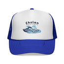 Chelan, Washington Wakeboard Boat Trucker Hat-3