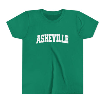 Asheville, North Carolina Youth Graphic Tee - Kids Asheville T Shirt - 0