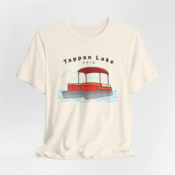 Tappan Lake, Ohio T Shirt - Pontoon Boat Tee