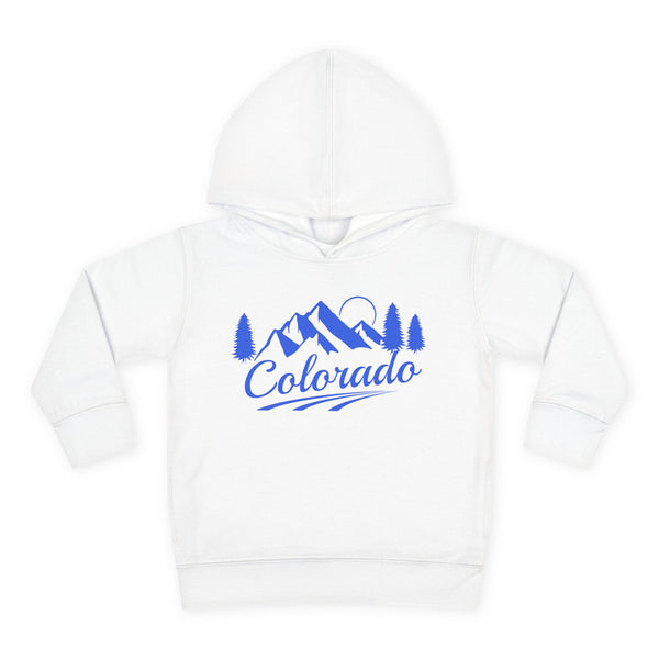 Colorado Toddler Hoodie - Unisex Mountain Pullover Sweatshirt, Kids Hooded Jumper, Colorado Souvenir