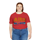 Alta, Utah Shirt - Mountain Sunset Unisex Alta T-Shirt-60