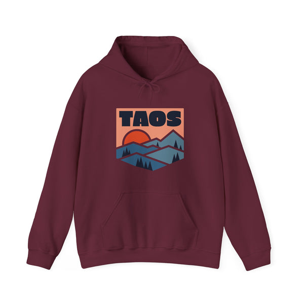 Taos, New Mexico Hoodie - Unisex Mountain Taos Hoodie Graphic Sweatshirt