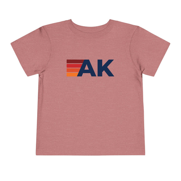 Alaska Toddler Tee - Retro Abbreviation T-Shirt