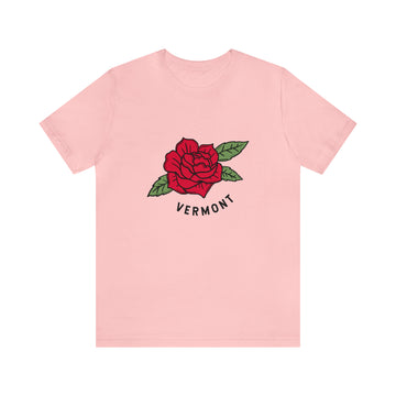 Buy pink Vermont T-Shirt - Retro Unisex Vermont Shirt