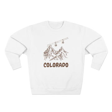 Premium Colorado Gondola Ski Mountain Sweatshirt - 0