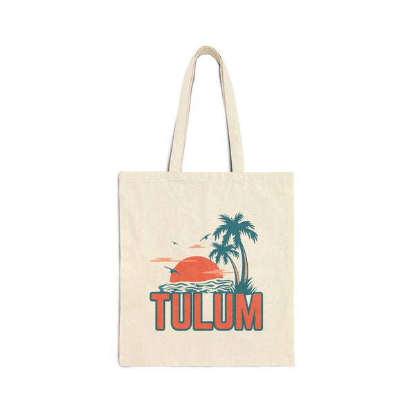 Tulum, Mexico Cotton Canvas Tulum Tote Bag