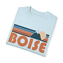 Boise, Idaho Graphic Tee, Comfort Colors Retro Unisex Boise T shirt, Mountain Adventure Shirt-24