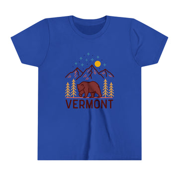 Buy true-royal Vermont Youth T-Shirt - Unisex Kids Vermont Shirt