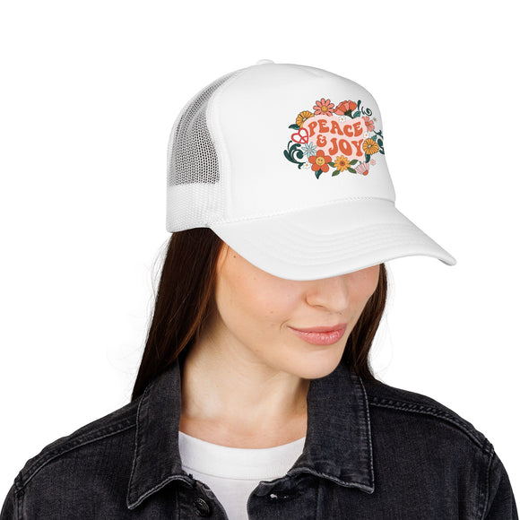 Peace and Joy Trucker Hat Boho