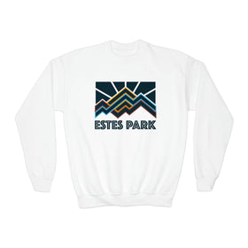 Estes Park, Colorado Youth Sweatshirt - Unisex Kid's Estes Park Crewneck Sweatshirt