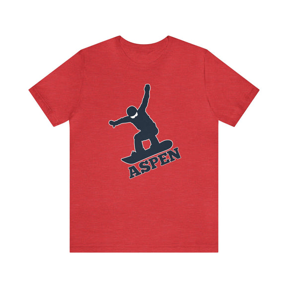 Aspen, Colorado T-Shirt - Snowboard Unisex Aspen Shirt