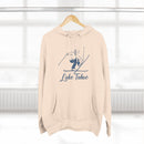 Premium Lake Tahoe, California Vintage Snow Ski Hoodie-7