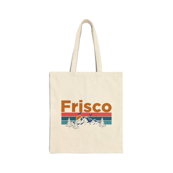 Frisco, Colorado Tote Bag - Cotton Canvas Frisco Bag