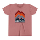 Oregon Youth Shirt - Retro Mountain Oregon Kid's T-Shirt-1