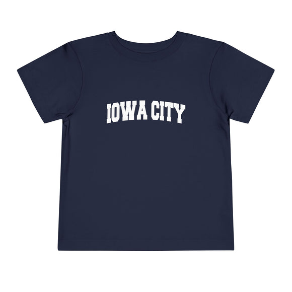 Iowa City, Iowa Toddler Graphic Tee - Kids Iowa City Vacation Shirt