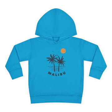 Buy turquoise Malibu, California Toddler Hoodie - Unisex Malibu Toddler Sweatshirt