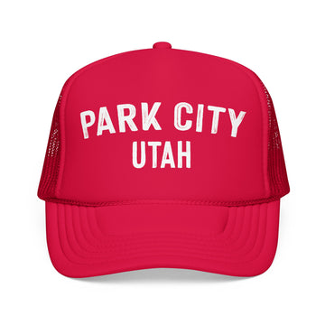 Buy red Park City, Utah Trucker Hat - Park City Cap