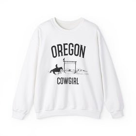 Oregon Sweatshirt - Oregon Cowgirl Graphic Crewneck