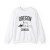 Oregon Sweatshirt - Oregon Cowgirl Graphic Crewneck