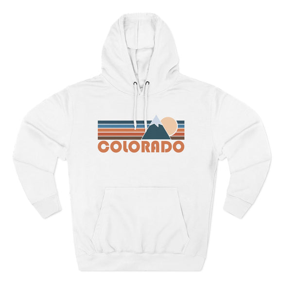 Colorado Hoodie - Retro Mountain Unisex Sweatshirt