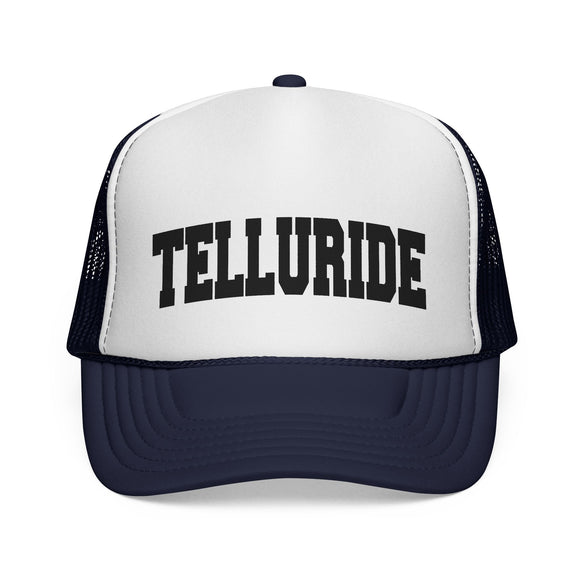 Telluride, Colorado Collegiate Style Trucker Hat