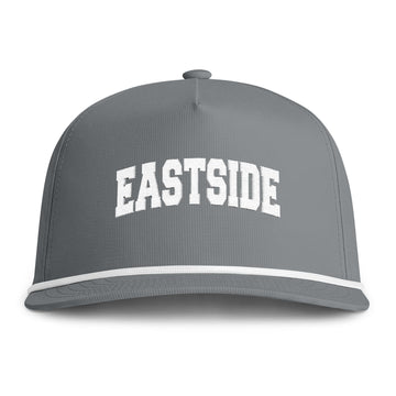 Buy granite Eastside Embroidered Rope Hat - Vintage Sunwashed Rope Cap, Comfort Colors