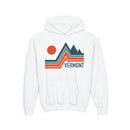 Vermont Youth Hoodie - Retro Mountain Vermont Youth Sweatshirt-1