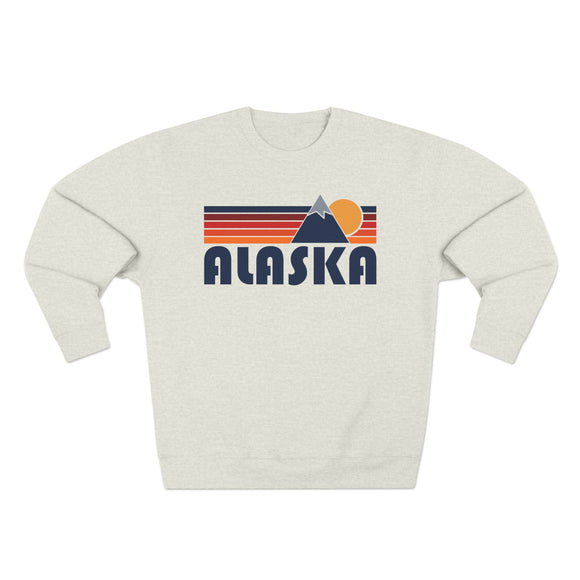 Premium Alaska Mountain Lines Graphic Sweatshirt