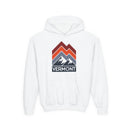 Vermont Youth Hoodie - Retro Mountain Vermont Youth Sweatshirt-1