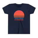 Kansas Youth Shirt - Retro 80s Kansas Kid's T-Shirt-2