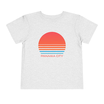Buy athletic-heather Panama City, Florida Toddler T-Shirt - Retro 80s Toddler Panama City Shirt