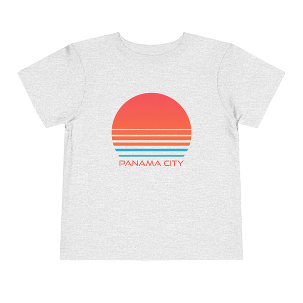 Panama City, Florida Toddler T-Shirt - Retro 80s Toddler Panama City Shirt