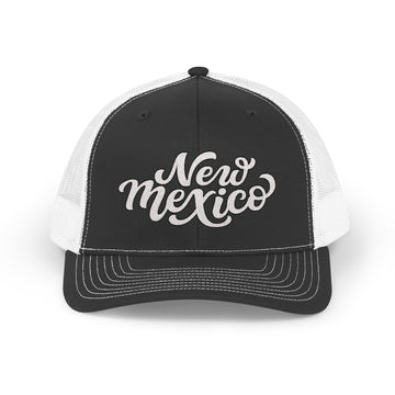 New Mexico Snapback Trucker Cap - Embroidered New Mexico Hat - 0