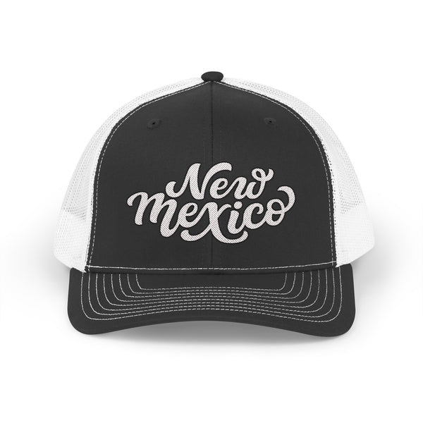 New Mexico Snapback Trucker Cap - Embroidered New Mexico Hat