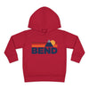 Bend, Oregon Toddler Hoodie - Unisex Mountain Bend Pullover Sweatshirt, Kids Hooded Jumper, Oregon Souvenir