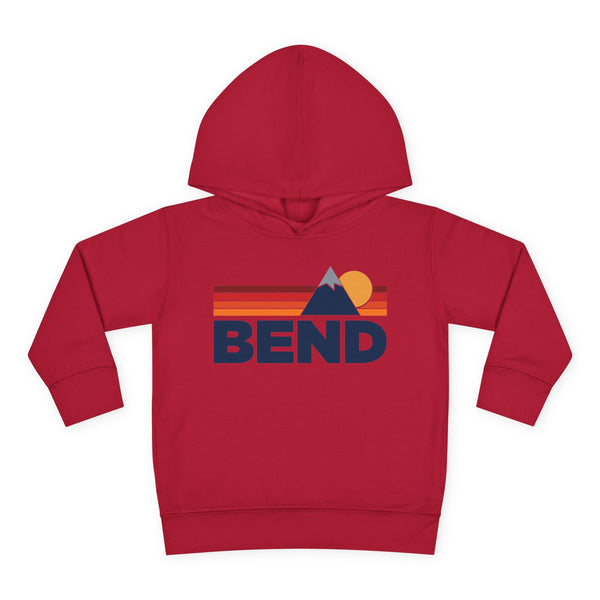 Bend, Oregon Toddler Hoodie - Unisex Mountain Bend Pullover Sweatshirt, Kids Hooded Jumper, Oregon Souvenir
