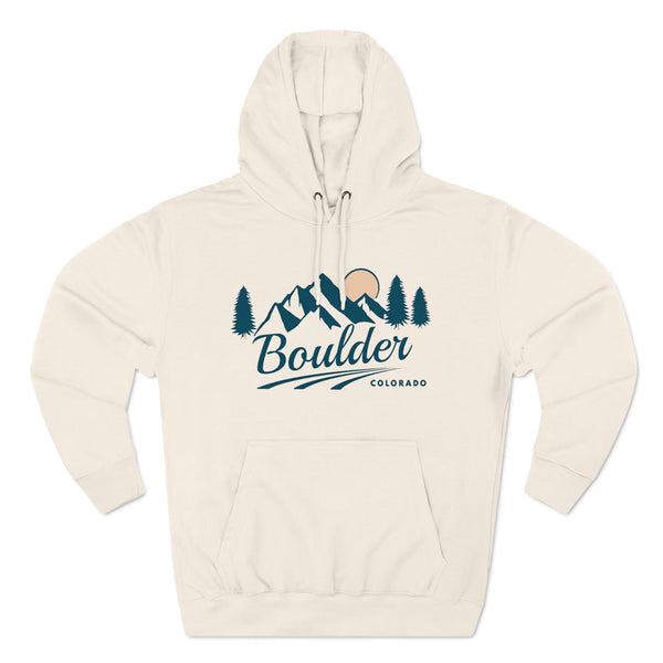 Premium Boulder, Colorado Hoodie - Unisex Boulder Sweatshirt