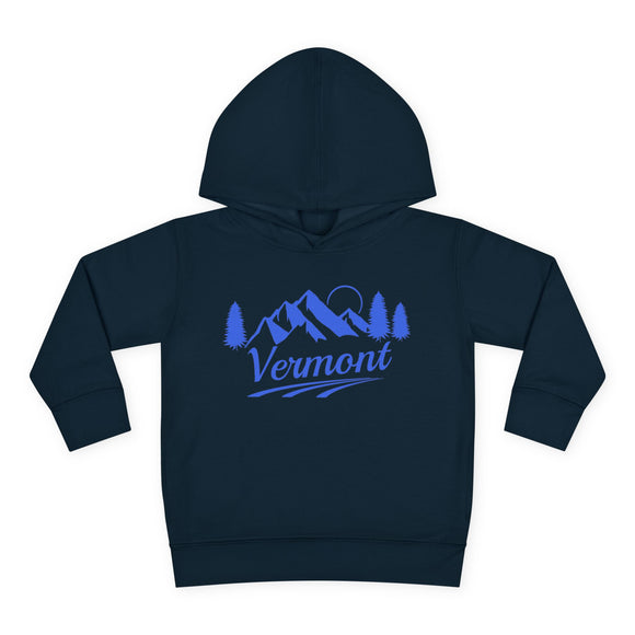 Vermont Toddler Hoodie - Unisex Mountain Pullover Sweatshirt, Kids Hooded Jumper, Vermont Souvenir