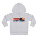 Evergreen, Colorado Toddler Hoodie - Unisex Mountain Evergreen Pullover Sweatshirt, Kids Hooded Jumper, Colorado Souvenir-2