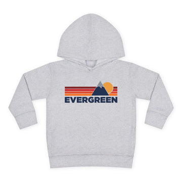 Evergreen, Colorado Toddler Hoodie - Unisex Mountain Evergreen Pullover Sweatshirt, Kids Hooded Jumper, Colorado Souvenir - 0