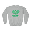 Frisco, Texas Youth Sweatshirt - Pickleball Unisex Kid's Frisco Crewneck Sweatshirt