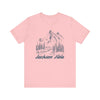 Jackson Hole, Wyoming Graphic Tee - Mountain Illustration Jackson Hole T Shirt