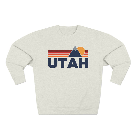 Premium Utah Mountain Lines Graphic Sweatshirt