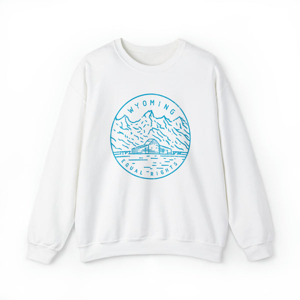Wyoming Sweatshirt - Unisex Distressed Wyoming Sweatshirt