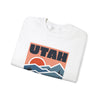 Utah Sweatshirt Retro Mountains, Utah Unisex Graphic Crewneck