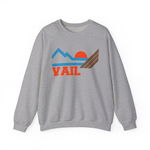 Vail, Colorado Sweatshirt - Mountain Vail Crewneck Sweatshirt