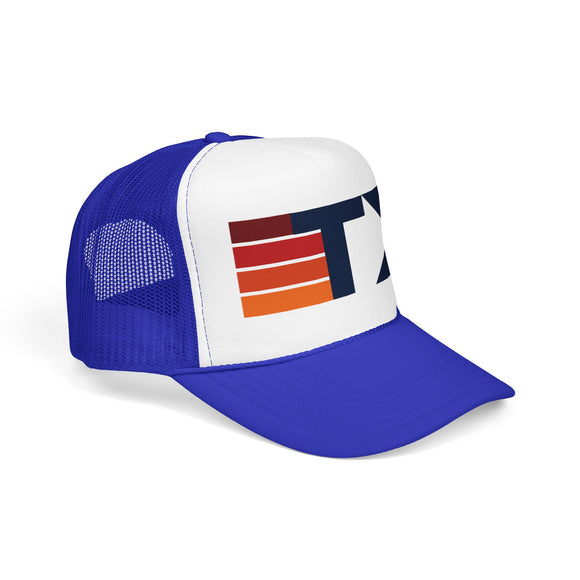 Texas Trucker Hat - TX Abbr retro cap