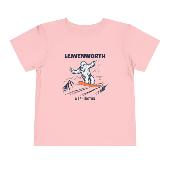 Leavenworth, Washington Yeti Snowboard Toddler Tee