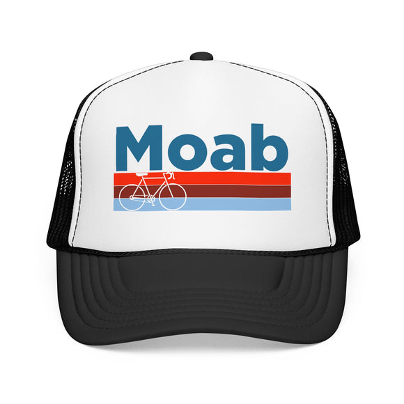Moab, Utah Trucker Hat - Foam Moab Bike Cap