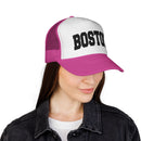 Boston, Massachusetts Collegiate Style Trucker Hat-28
